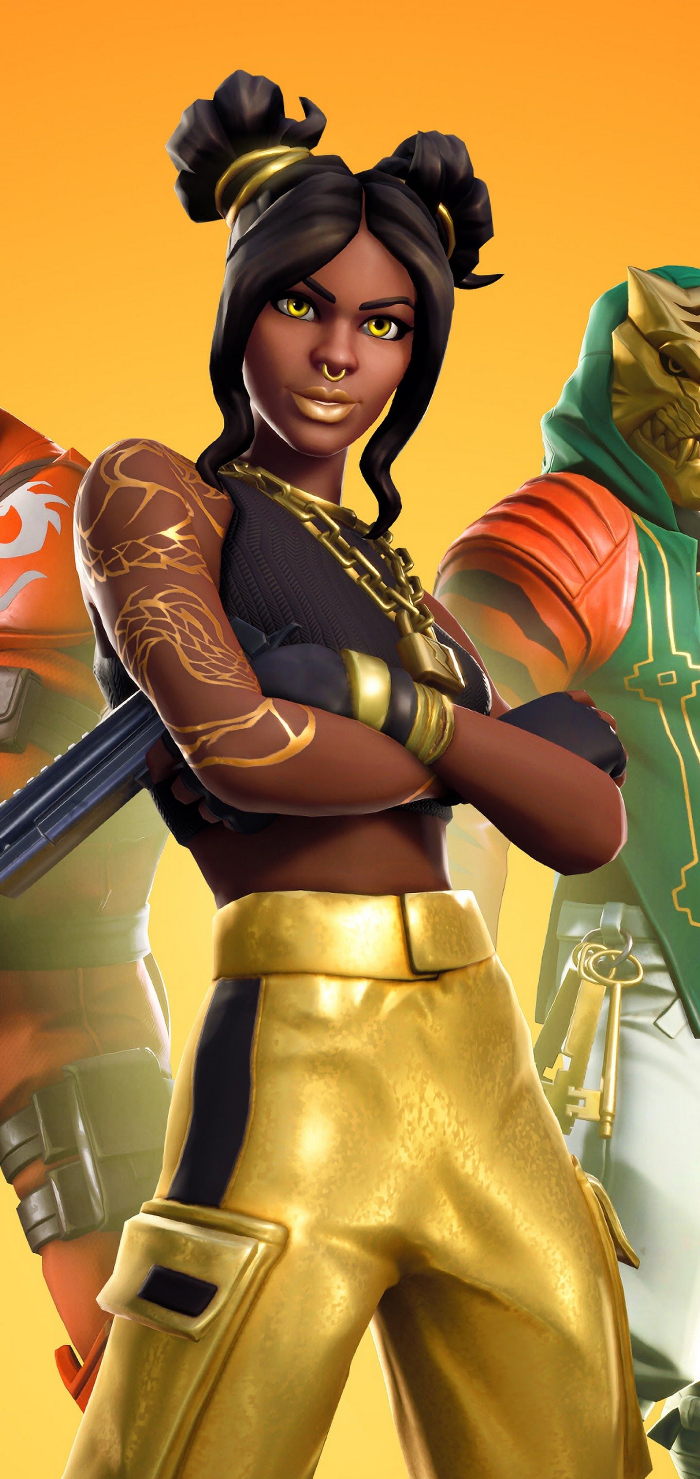 Girl fortnite skin s on