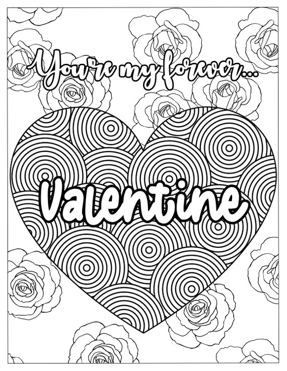 Valentines day coloring pages valentines day gift printable coloring pages for valentines day coloring pages for girlfriend wife