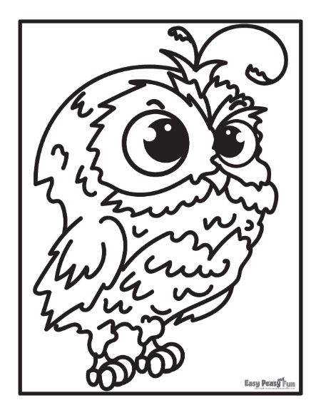 Owl coloring pages â printable sheets