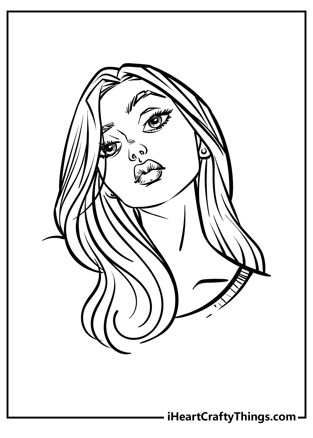 Girly coloring pages free printables