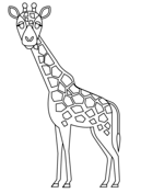 Giraffes coloring pages free coloring pages