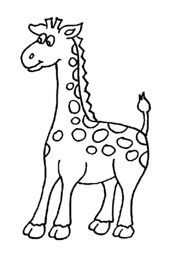 Coloring pages printable giraffe coloring pages kids