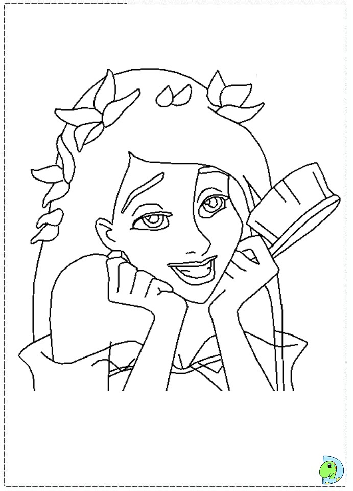 Enchanted coloring page princess giselle coloring page