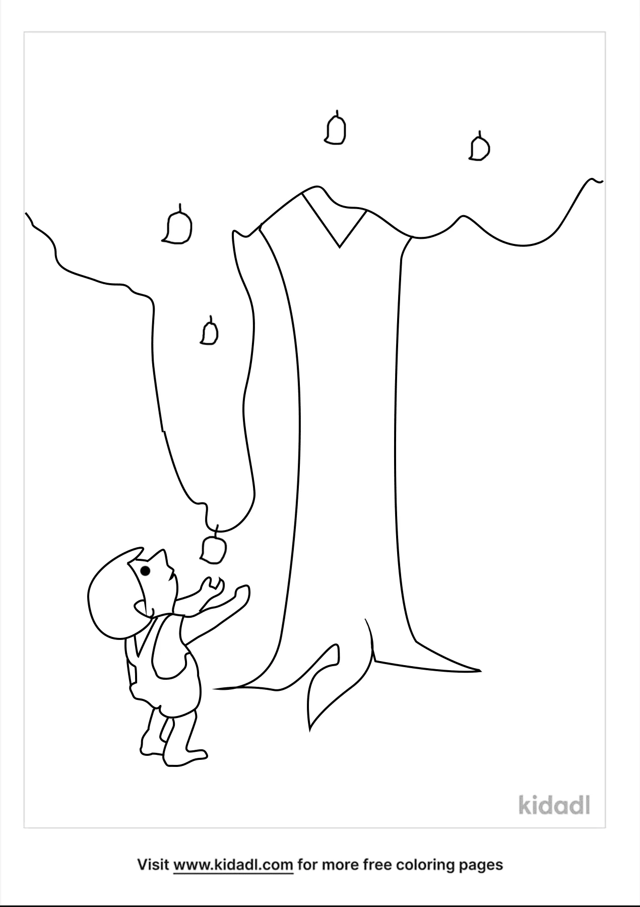 Free giving tree coloring page coloring page printables