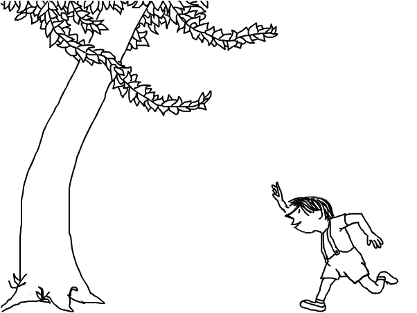 The giving tree narrated and writen by shel silverstein tomorrow started