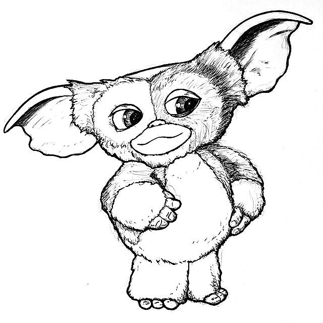 Pin by rhianhnon ross on drawing coloring book art monster coloring pages gremlins art