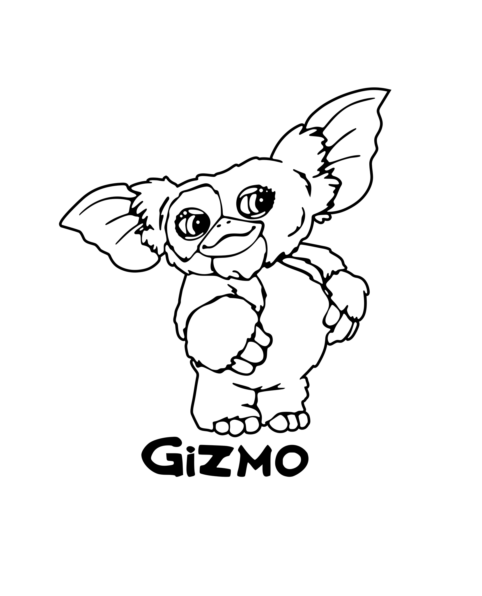 Gremlins gizmo digital dxf png svg files â claire bs caboodles