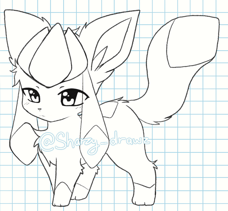 Transparent glaceon base