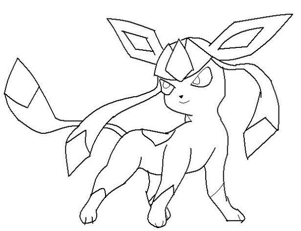 Cute glaceon coloring pages pokemon coloring pages pokemon coloring cute coloring pages