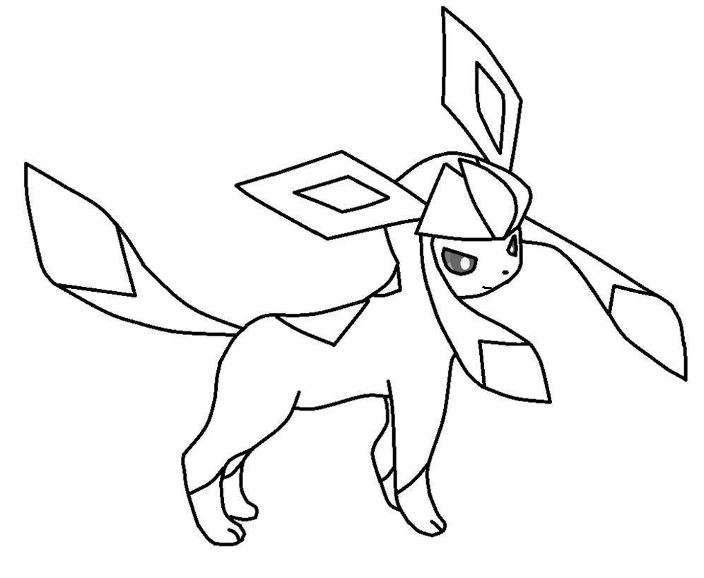 Printable glaceon coloring pages pokemon coloring pages pokemon coloring coloring pages