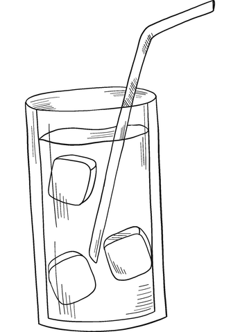 Glass of lemonade coloring page free printable coloring pages