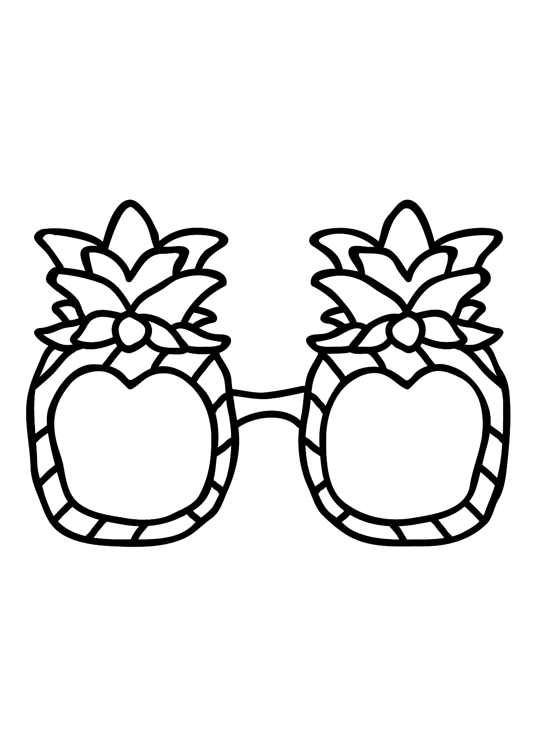 Sunglasses coloring pages printable for free download