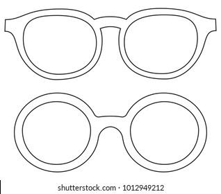 Hundred coloring pages sun glasses royalty