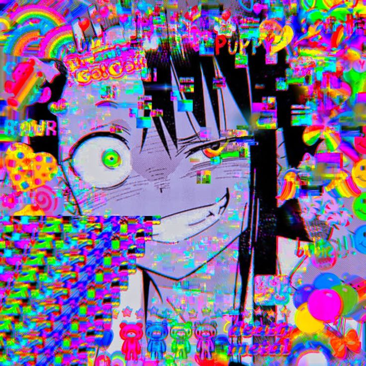 Nagatoro glitchcoreanimemangã glitchcore icons glitchcore anime japanese pop art glitchcore wallpaper