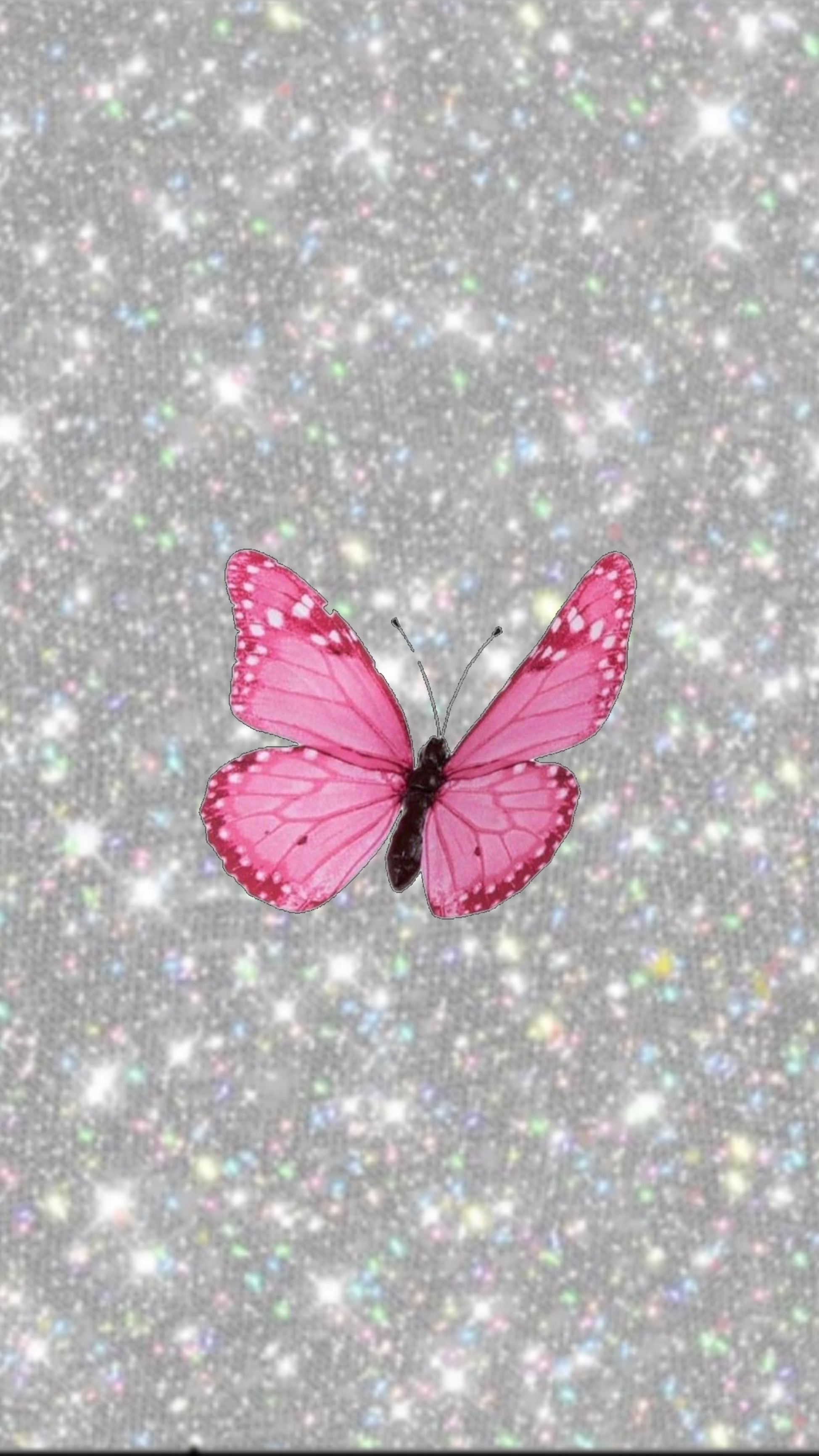 Download Free 100 + glitter pink butterfly wallpaper