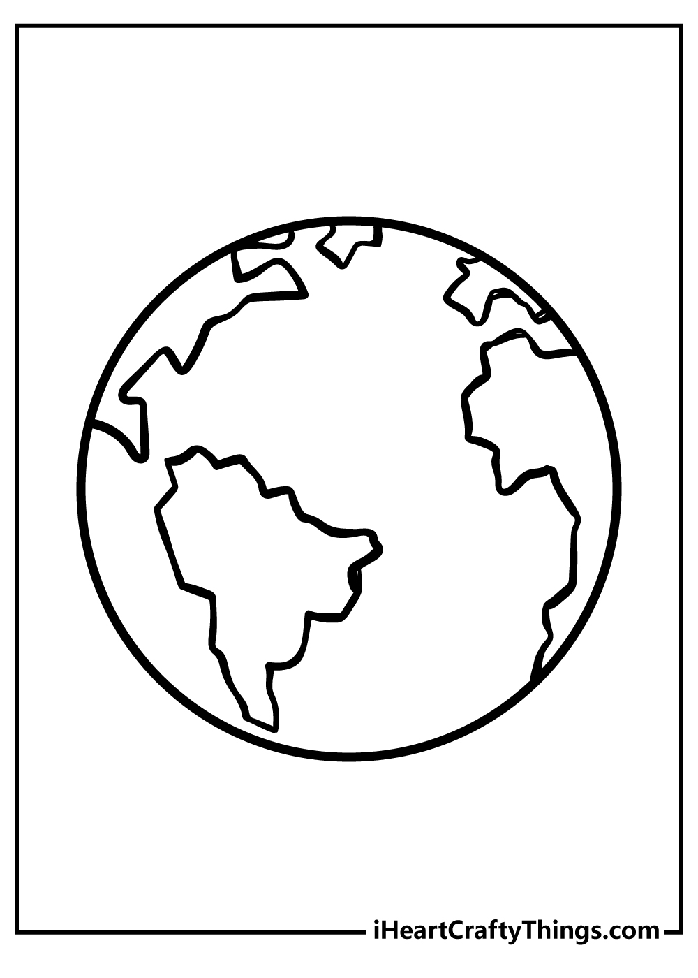 Earth coloring pages free printables