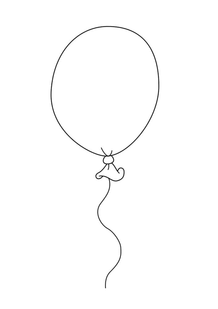 Balloon coloring pages printable coloring pages