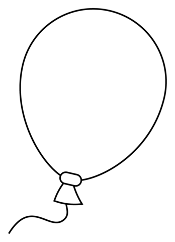 Balloon emoji coloring page free printable coloring pages