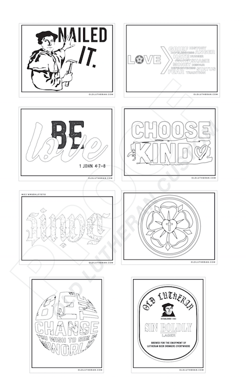 Logo coloring pack