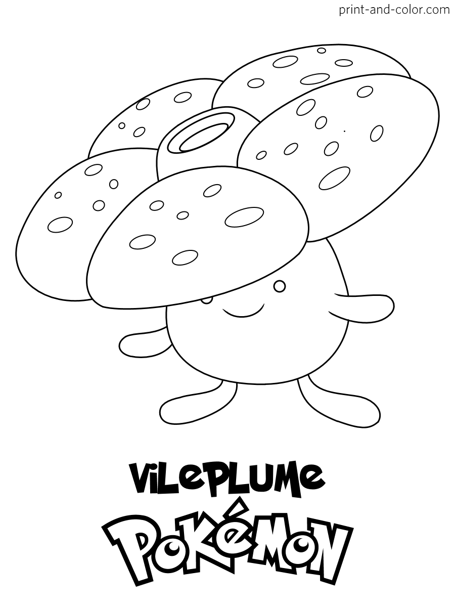 Pokemon coloring pages print and color