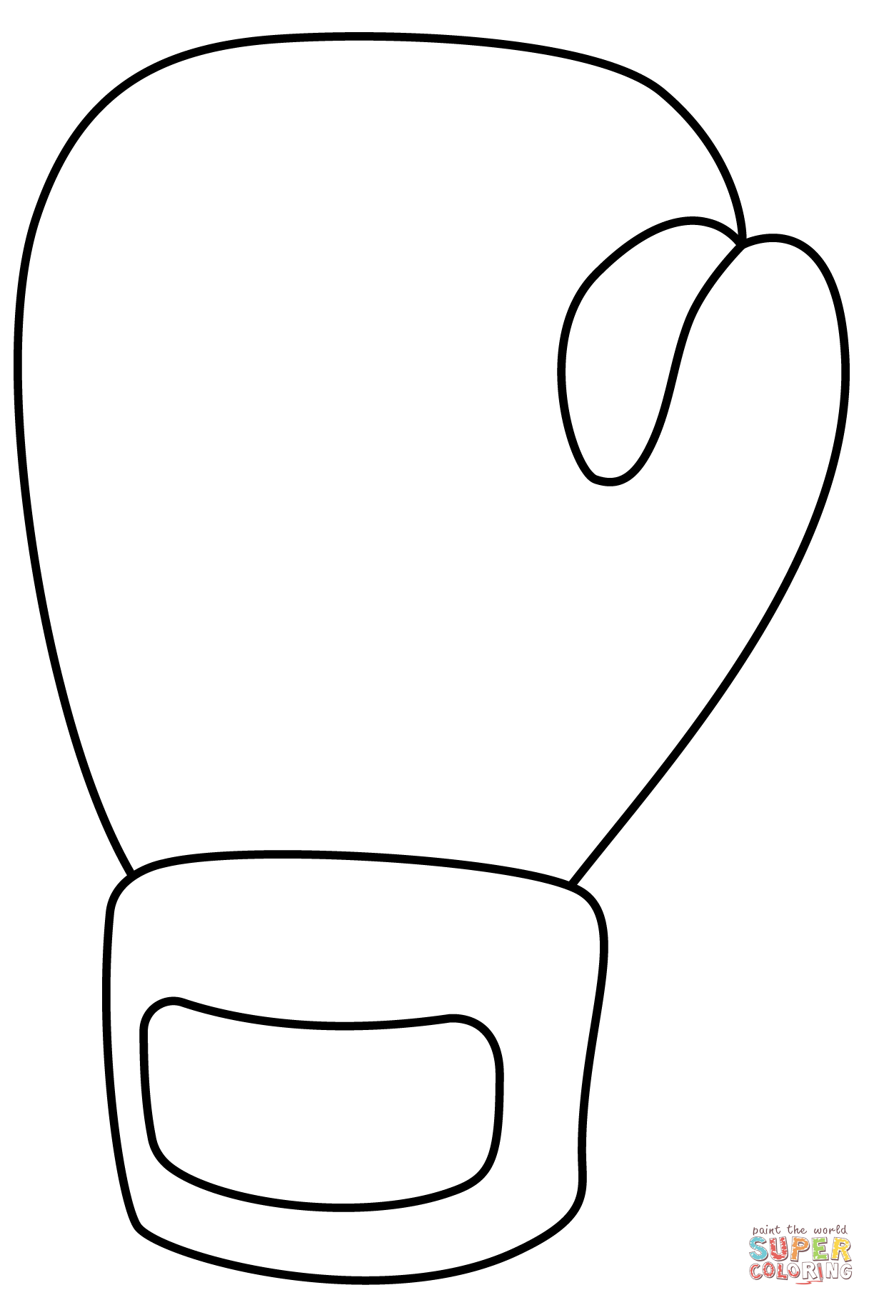 Boxing glove emoji coloring page free printable coloring pages