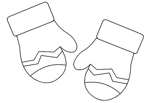Gloves and mittens coloring pages mitten gloves coloring pages printed mittens