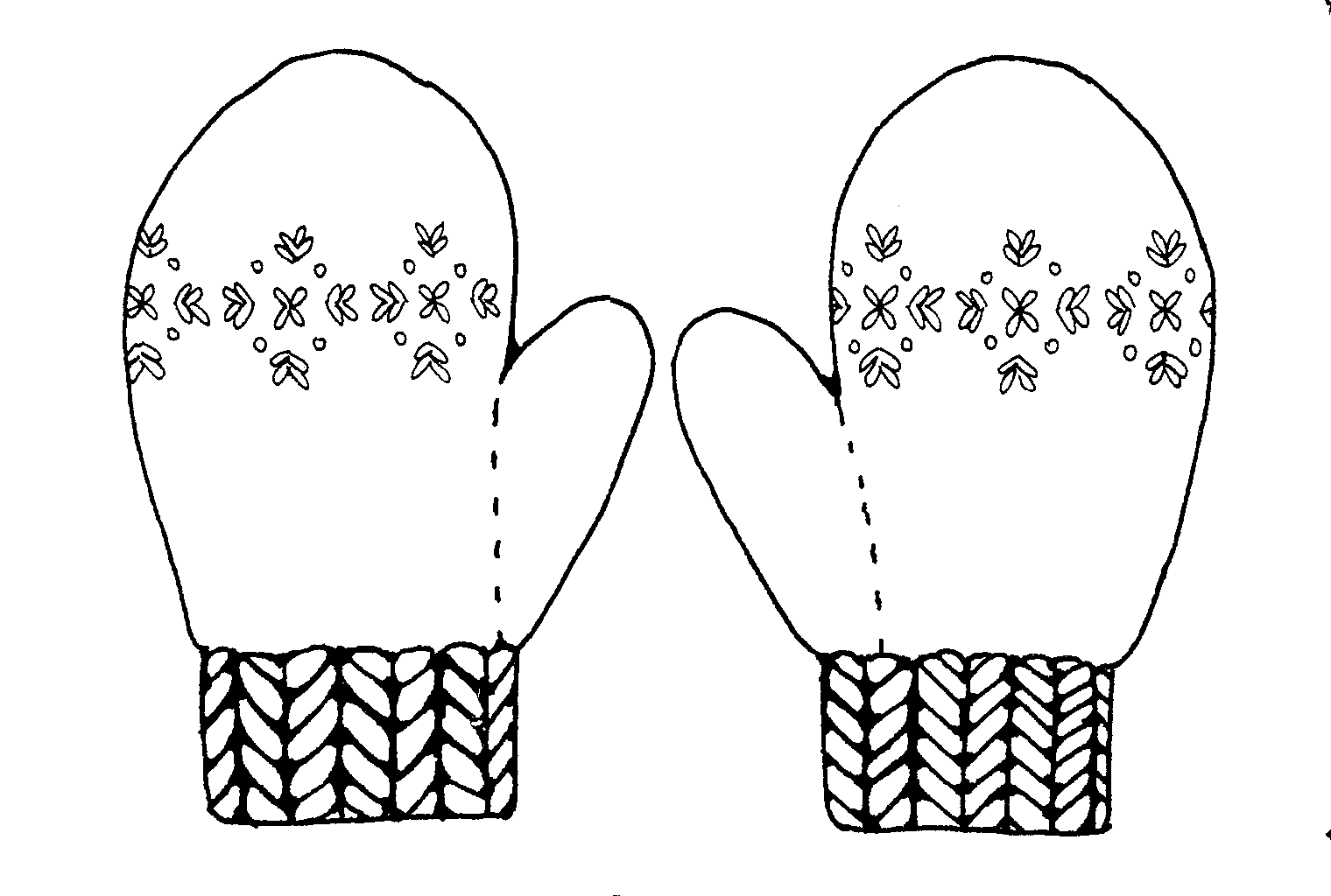 Gloves coloring page crafts and worksheets for preschooltoddler and kindergarten