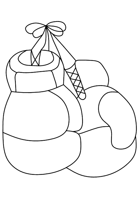 Boxing coloring pages