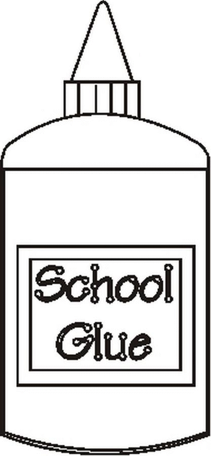 Glue coloring page crafts and worksheets for preschooltoddler and kindergarten