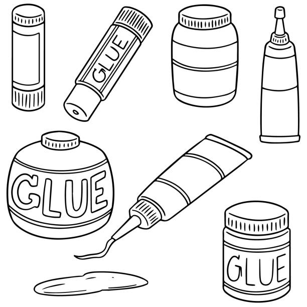 Glue stock illustration