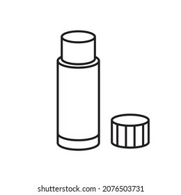 Sketch glue school supply icon stock illustration