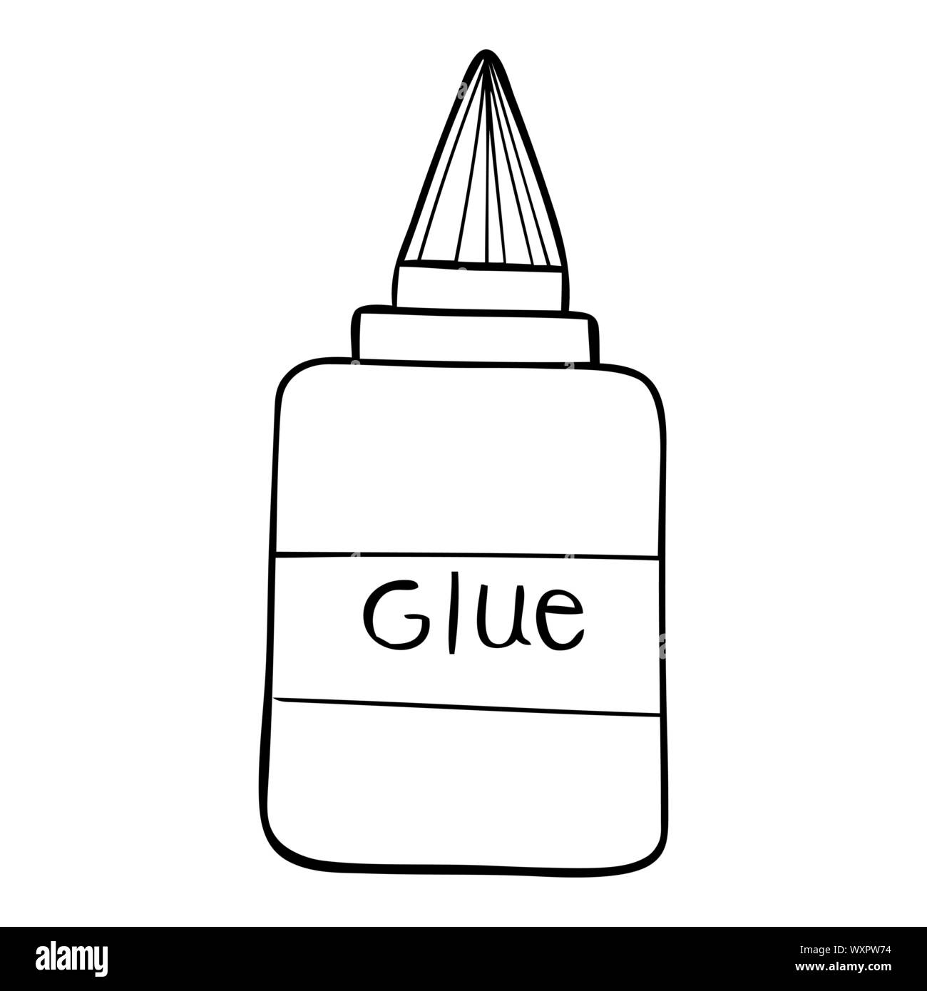 Glue stick black and white stock photos images