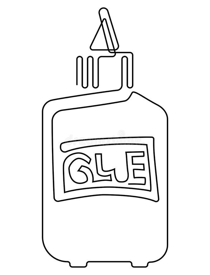 Bottle glue black white stock illustrations â bottle glue black white stock illustrations vectors clipart