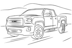 Gmc coloring pages ideas gmc coloring pages coloring pages for kids