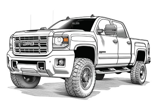 Gmc coloring pages ideas gmc coloring pages coloring pages for kids