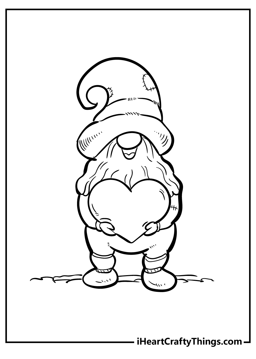 Gnomes coloring pages free printables