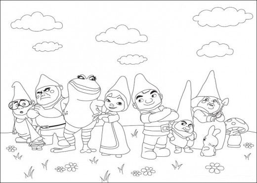 Free gnomeo and juliet coloring pages coloring pages coloring pages for boys coloring books