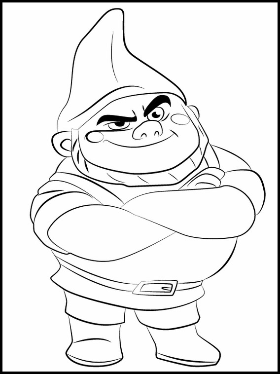 Coloring game gnomeo and juliet