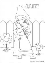 Gnomeo and juliet coloring pages on coloring