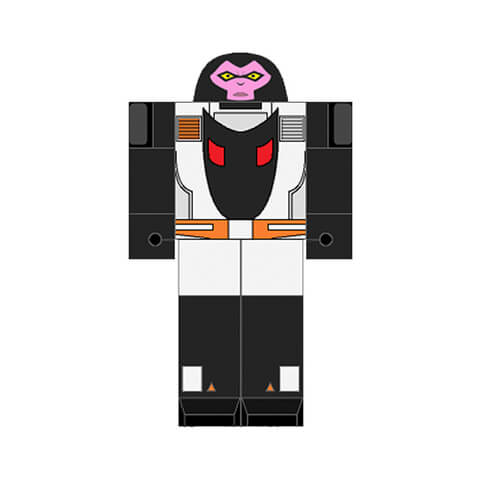 Crasher go bots paper toy free printable papercraft templates