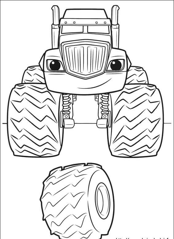 Crusher blaze and the monster machines coloring pages monster truck coloring pages truck coloring pages coloring pages