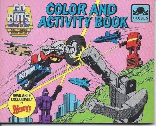 Wendys gobots color and activity book