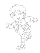 Go diego go coloring pages free coloring pages