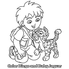 Top free printable diego coloring pages online