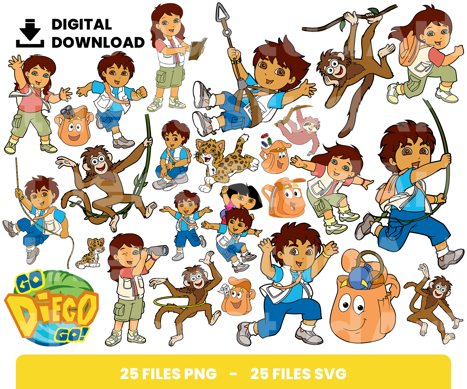 Clipart â go diego go â