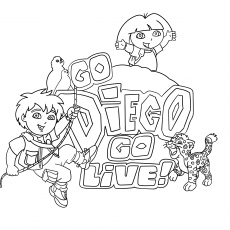 Top free printable diego coloring pages online