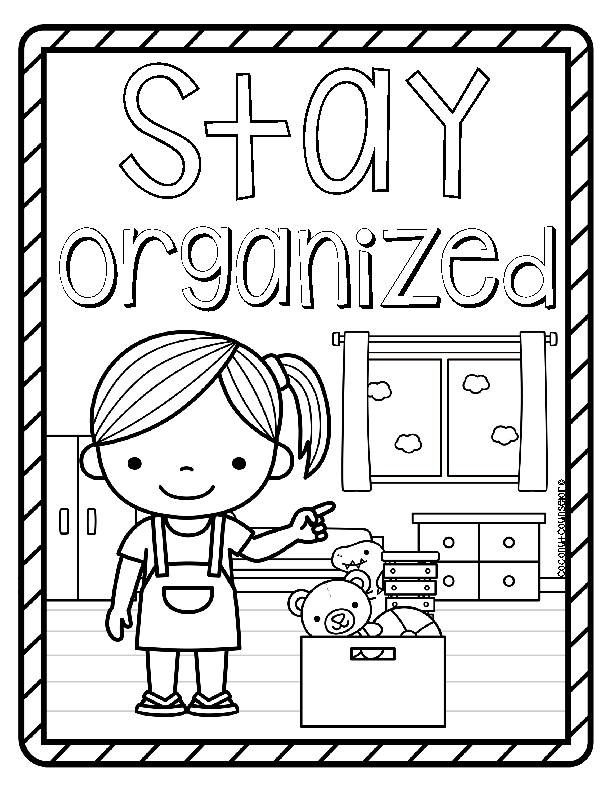 Goal setting coloring pages