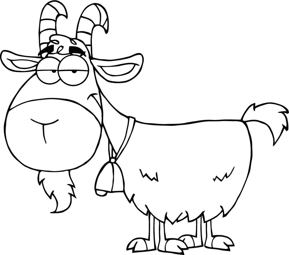 Coloring pages hungry goat coloring pages