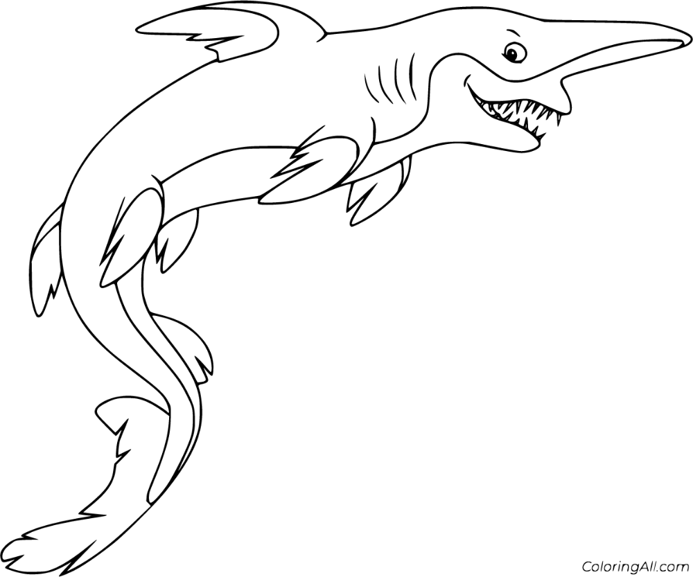 Free printable goblin shark coloring pages in vector format easy to print from any device and automaticâ shark coloring pages fish coloring page goblin shark