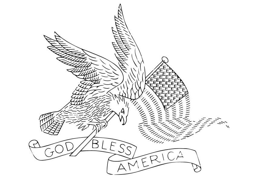 Printable independence day th of july coloring pages